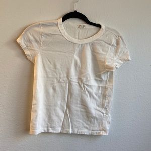 John Galt white tee